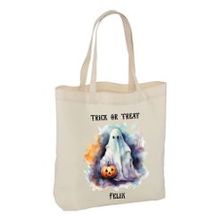 Halloween Tygkasse Stor bred botten #6