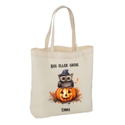 Halloween Tygkasse Stor bred botten #8