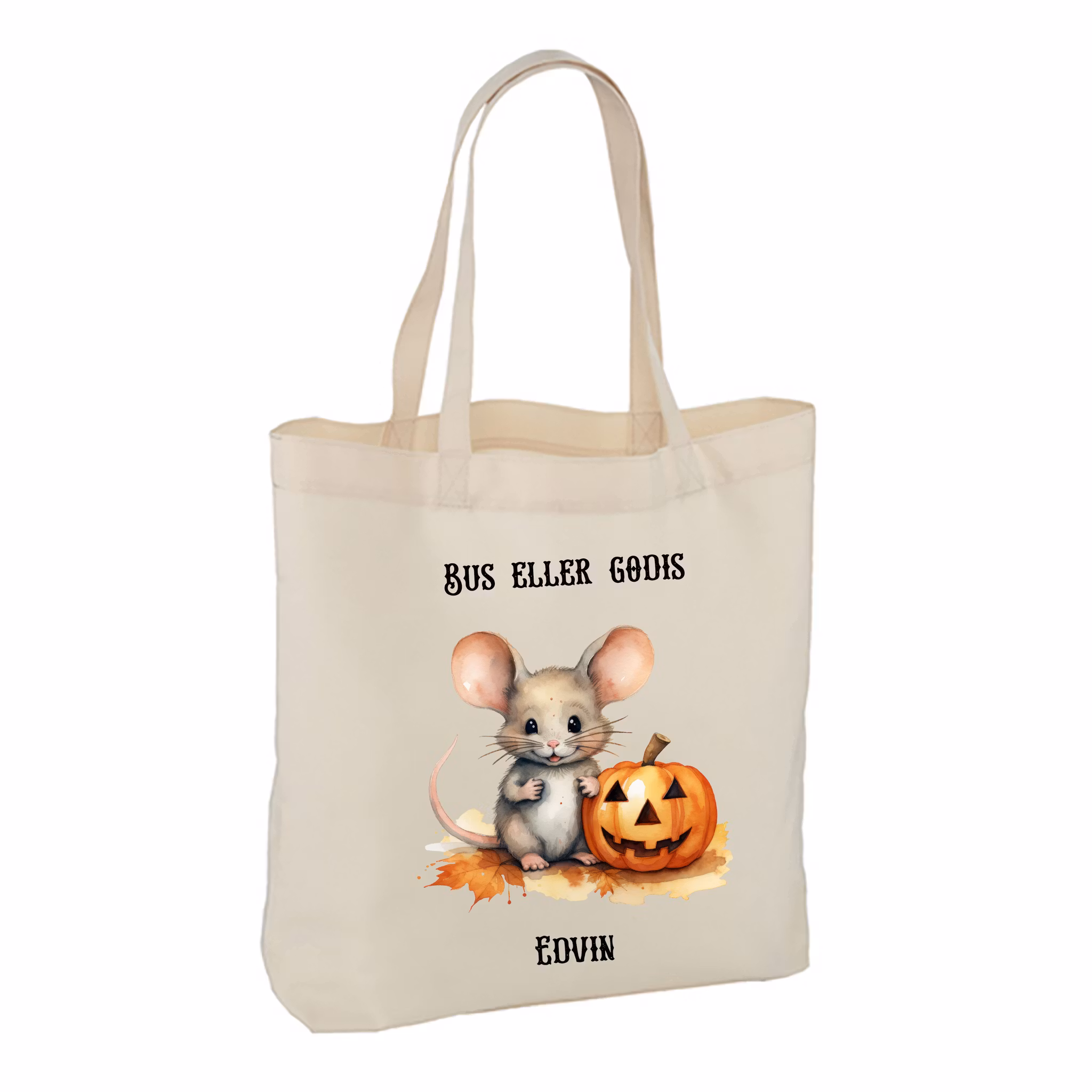 Halloween Tygkasse Stor bred botten #10
