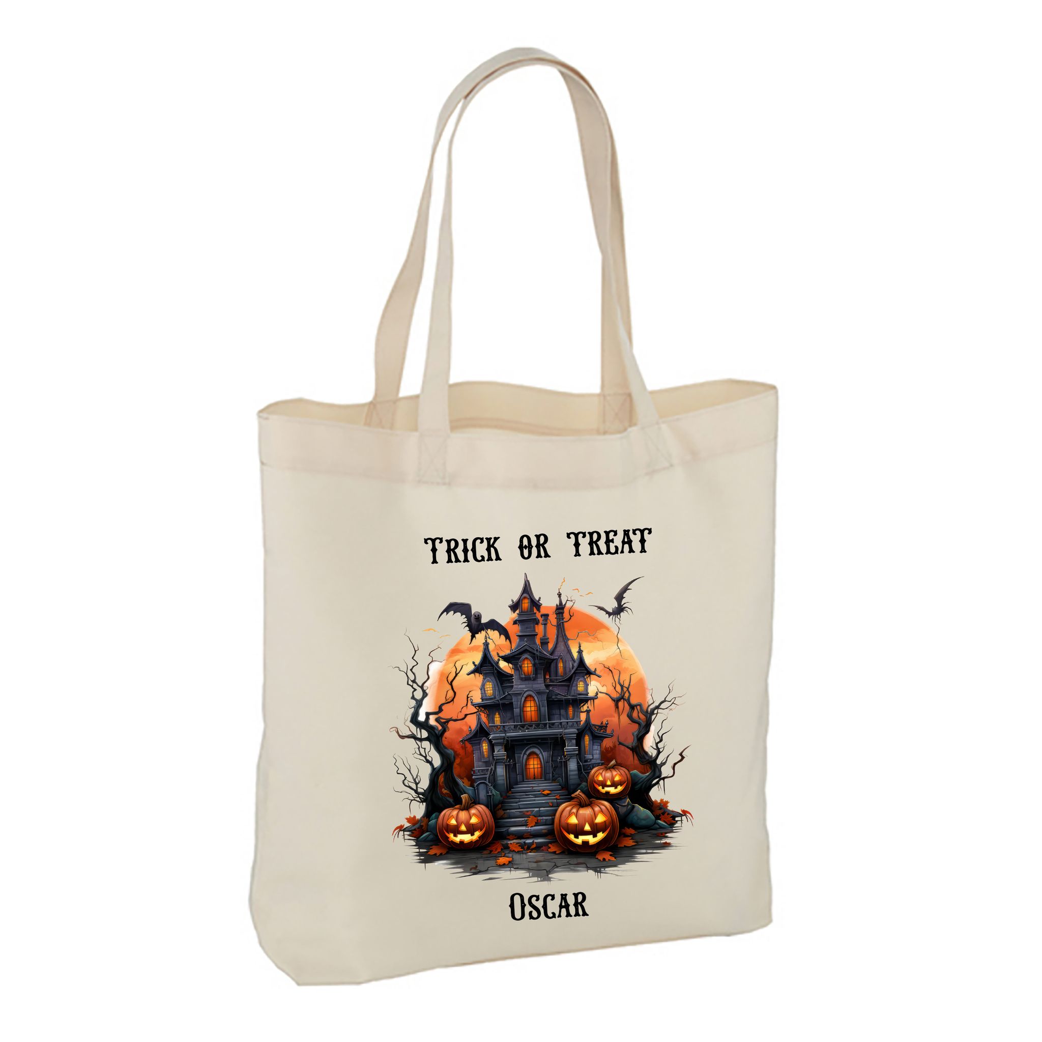Halloween Tygkasse Stor bred botten #12