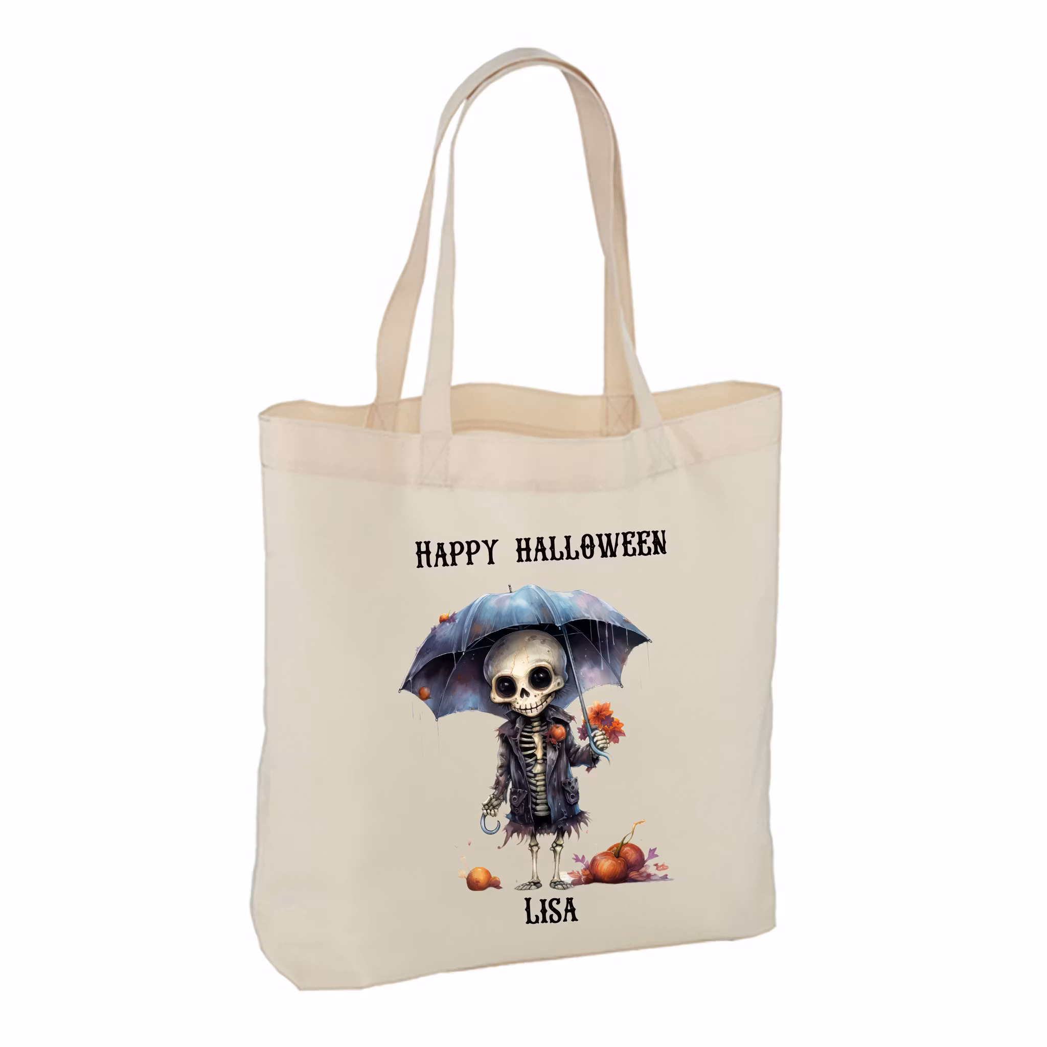 Halloween Tygkasse Stor bred botten #14