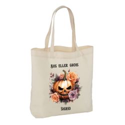 Halloween Tygkasse Stor bred botten #18