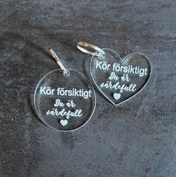 Nyckelring Kör försiktigt #3