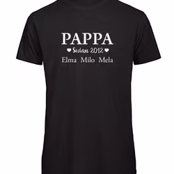 T-shirt Herr - Årtal + namn