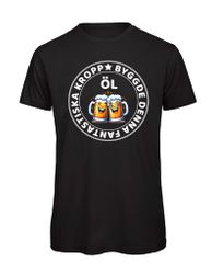 T-shirt Öl byggde denna fantastiska kropp