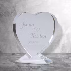 Glashjärta - Namn och datum