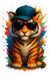 Tiger #2 till tyg