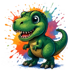 Dinosaurie #2 till tyg