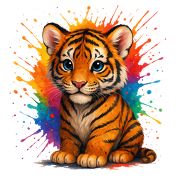 Tiger #3 till tyg