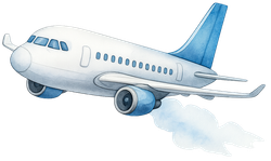 Flygplan till tyg