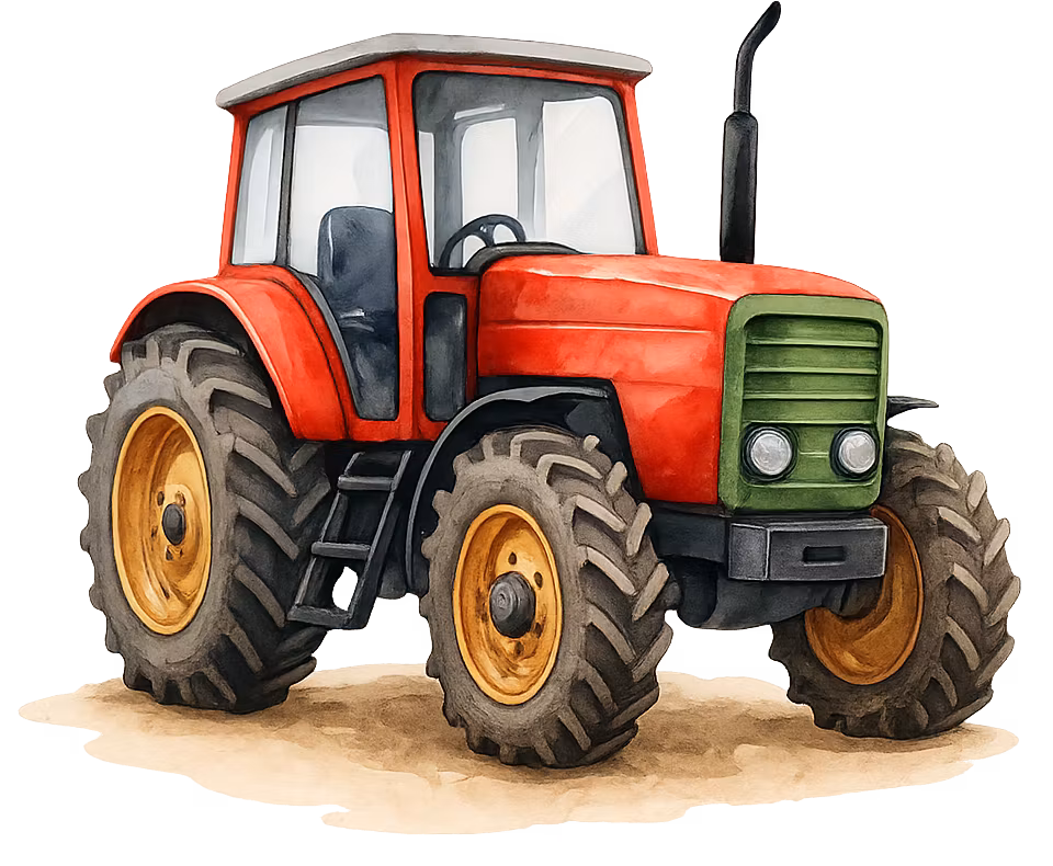 Traktor #2 till tyg