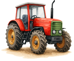 Traktor #2 till tyg
