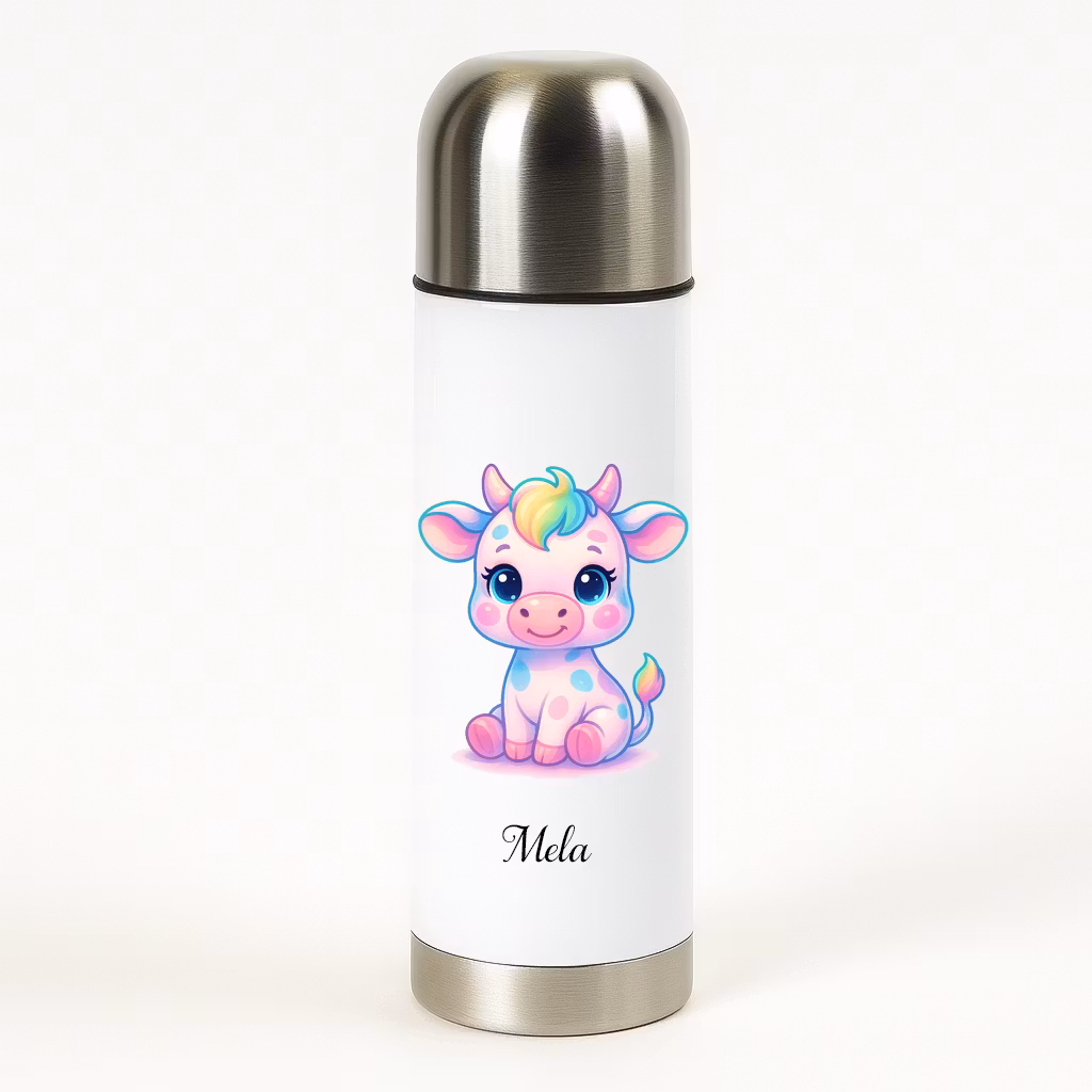 Personlig termos - Färgglada djur