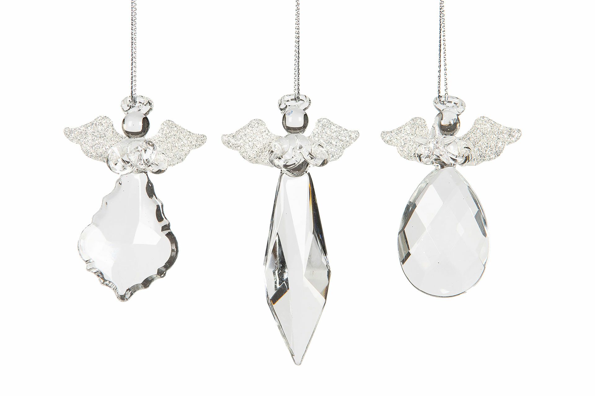 Hänge Glasängel Kristall Mix 3 pack