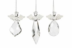 Hänge Glasängel Kristall Mix 3 pack