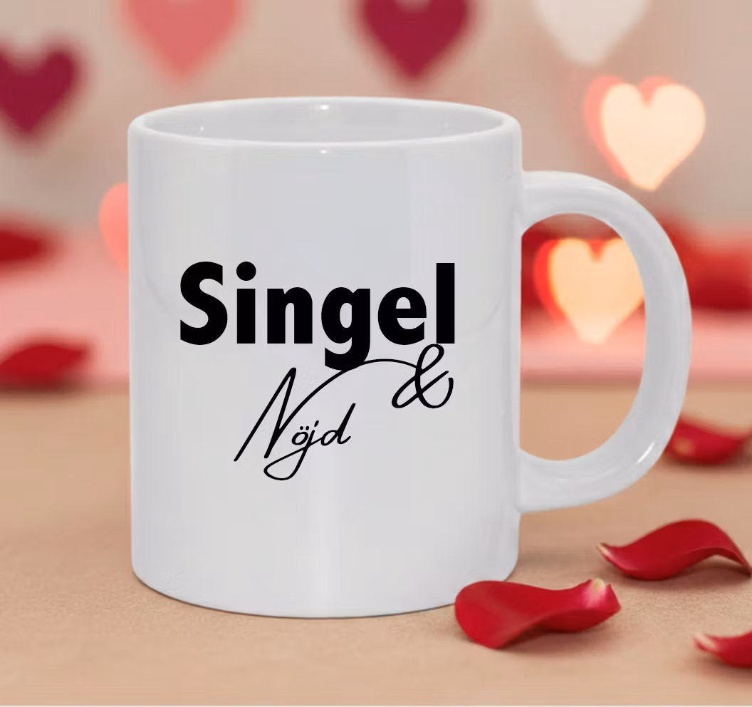 Mugg - Singel & Nöjd