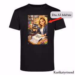 T-shirt med egen AI-bild – Designa din unika tröja