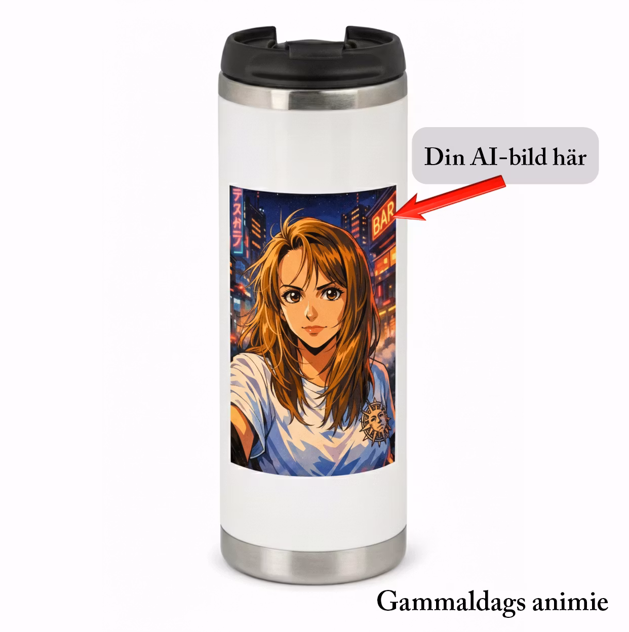 Termosmugg med egen AI-bild