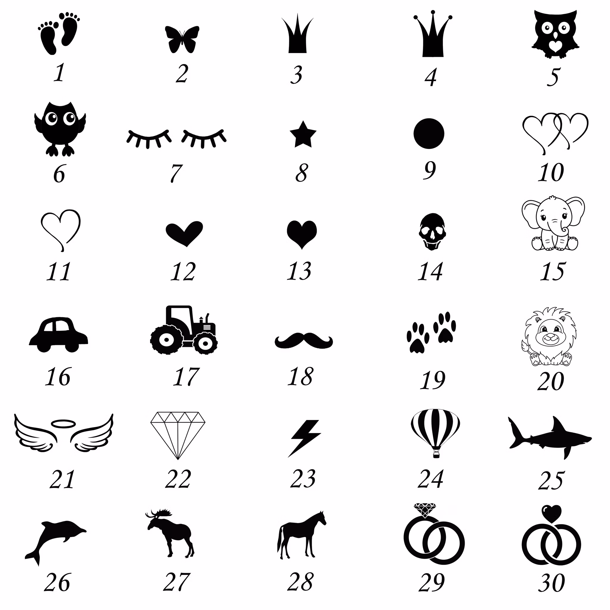 Glashjärta med egen gravyr – personlig present