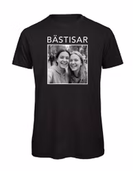 Personlig t-shirt med foto – Perfekt present till din bästis | Anpassa med namn & bild | Perfekt present till din bästa vän