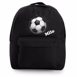 Personlig ryggsäck med fotboll och namn