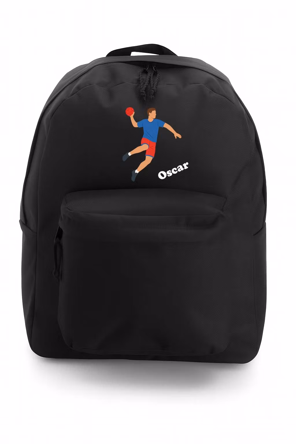 Personlig ryggsäck med handbollsspelare och namn