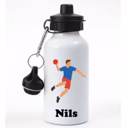 Personlig vattenflaska med handbollspelare och namn