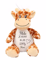 Gosedjurs Giraff med födelseinfo