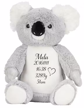 Gosedjurs Koala med födelseinfo
