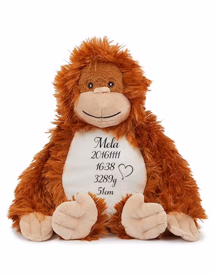 Gosedjurs Orangutang med födelseinfo