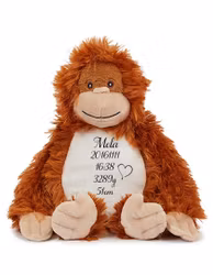 Gosedjurs Orangutang med födelseinfo