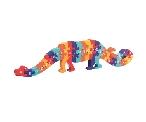 Trä Pussel - Dino A–Ö - LankaKade