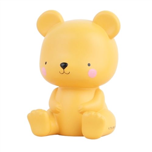 Nattlampa Björn - Gul Teddy