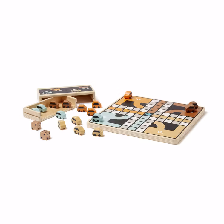 Fiaspel Bilar Ludo Game - KidsConcept