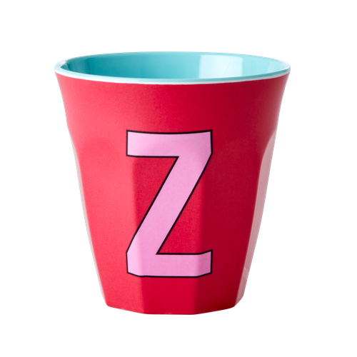 Melaminmugg bokstav Z - röd