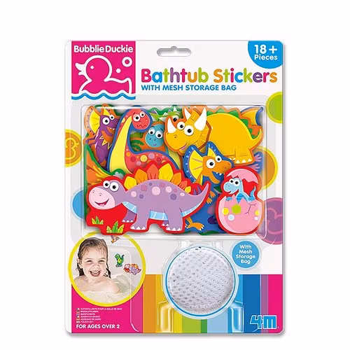 Badstickers Dinosaurier