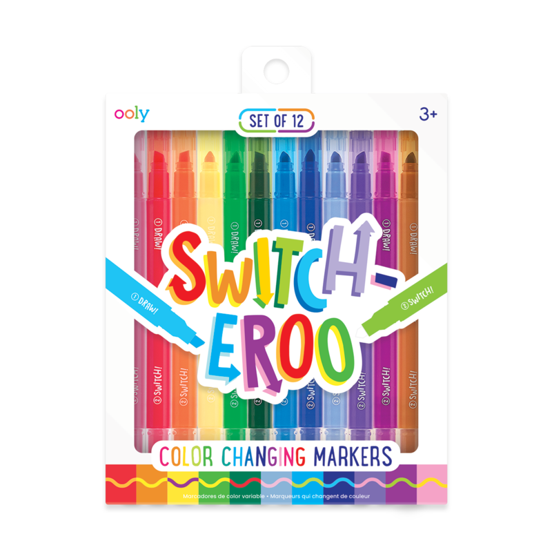 Skiftar Färg 12 Switch-Eroo Markers