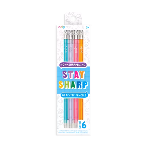 Alltid Vässade/Stay Sharp Blyertspennor 6st