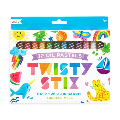 Twisty Stix - Oljepastell 12st