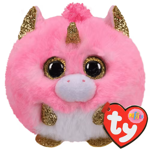 TY Puffies Beanie Balls - Fantasia - unicorn ball