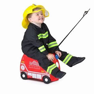 Trunki Resväska - Brandbil