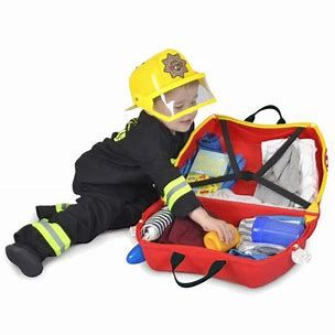 Trunki Resväska - Brandbil