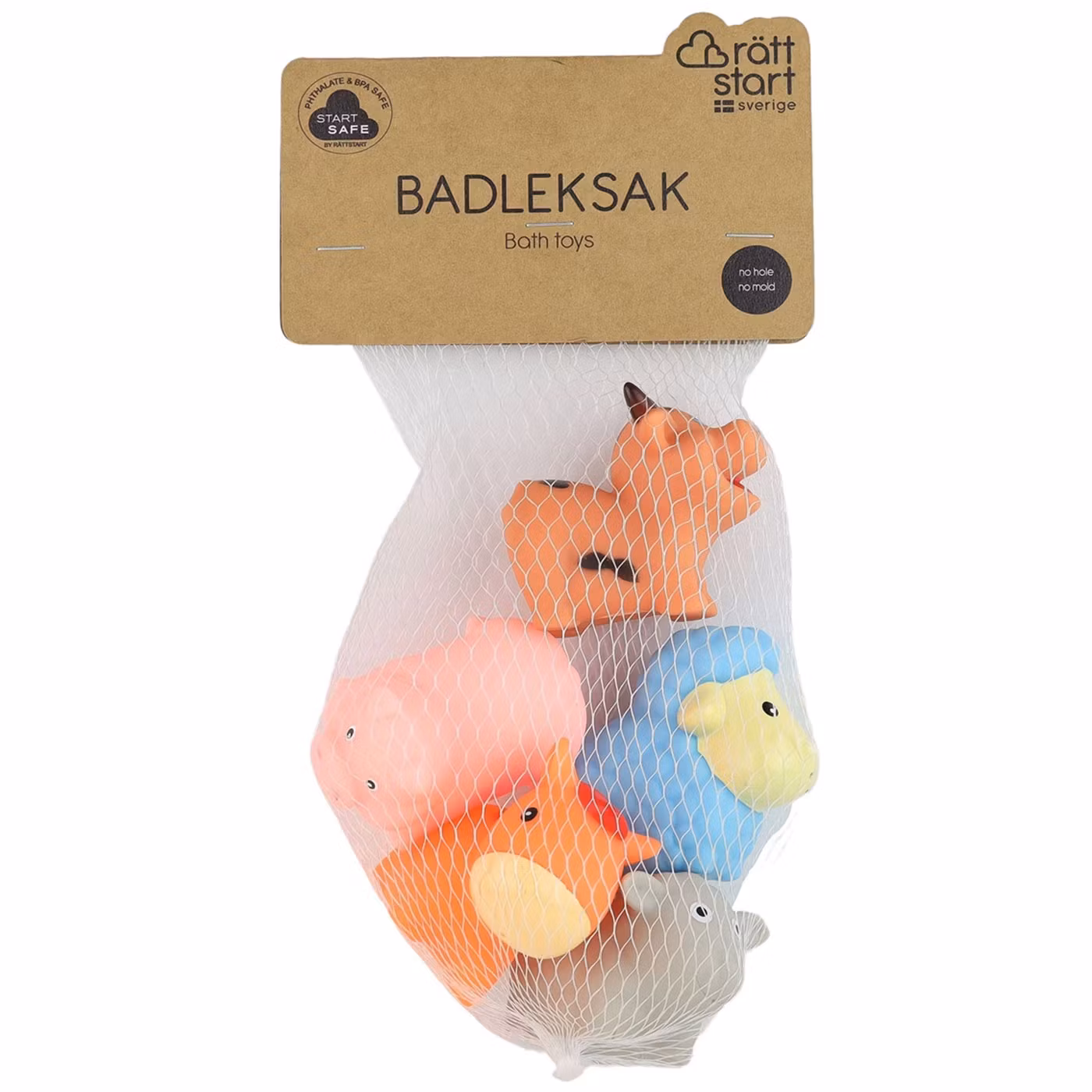 Badleksaker Bondgårdsdjur 5pack - RättStart