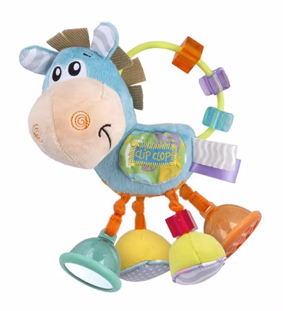 Playgro Clip Clop Activity Rattle Ljusblå
