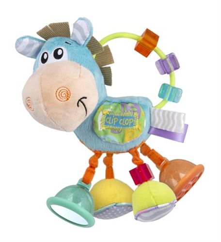 Playgro Clip Clop Activity Rattle Ljusblå