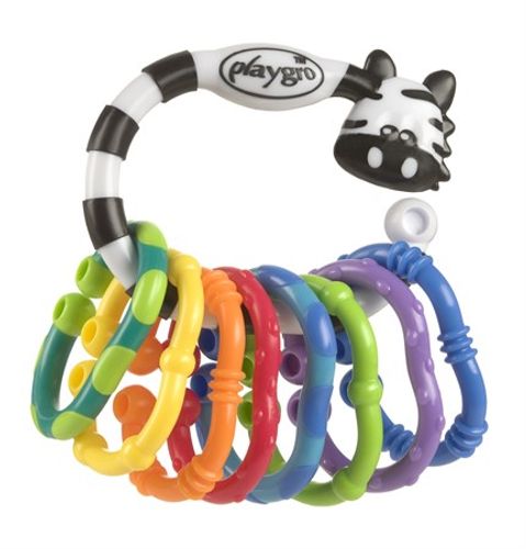 Playgro Zebra 9 links pack 3m+