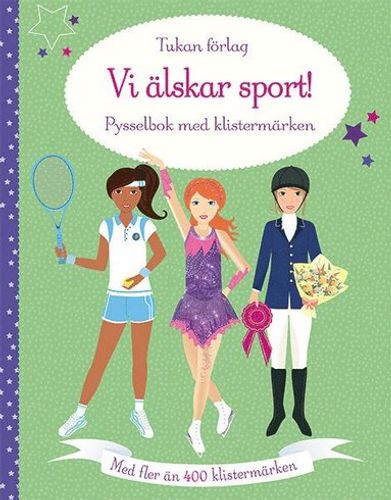 Vi älskar sport! - pysselbok med klistermärken - Tukan
