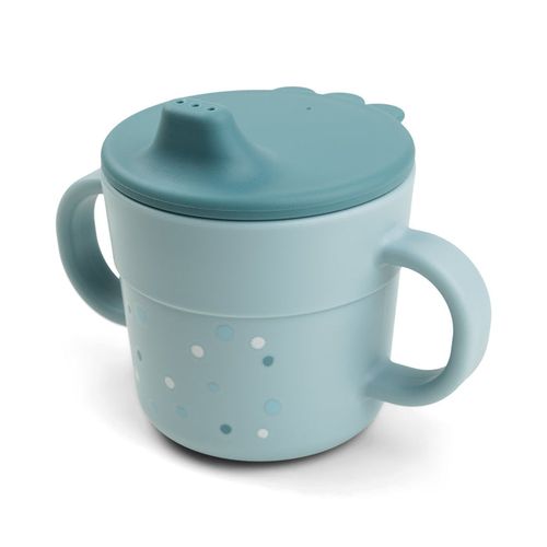 Foodie Pipmugg Happy dots Blå - DoneByDeer