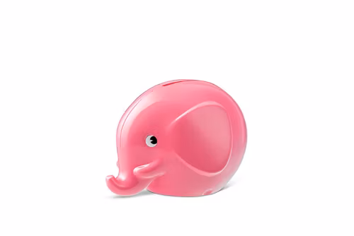 Sparbössa Rosa Elefant 12cm - Norsu
