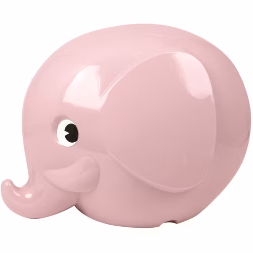 Sparbössa Ljusrosa Elefant 30cm - Norsu